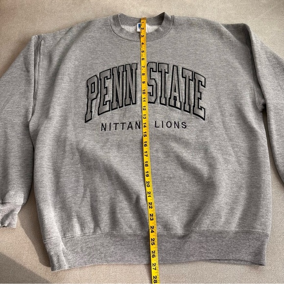 Vintage Penn State Nittany Lions Crewneck Sweatshirt. Gray. XL - Picture 5 of 7